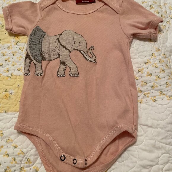 Milkbarn Onesie with Matching Diaper Cover 3-6M - Picture 2 of 4
